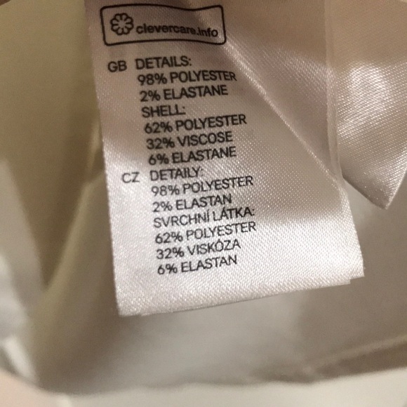 H&M white fit and flare skirt - Picture 5 of 5